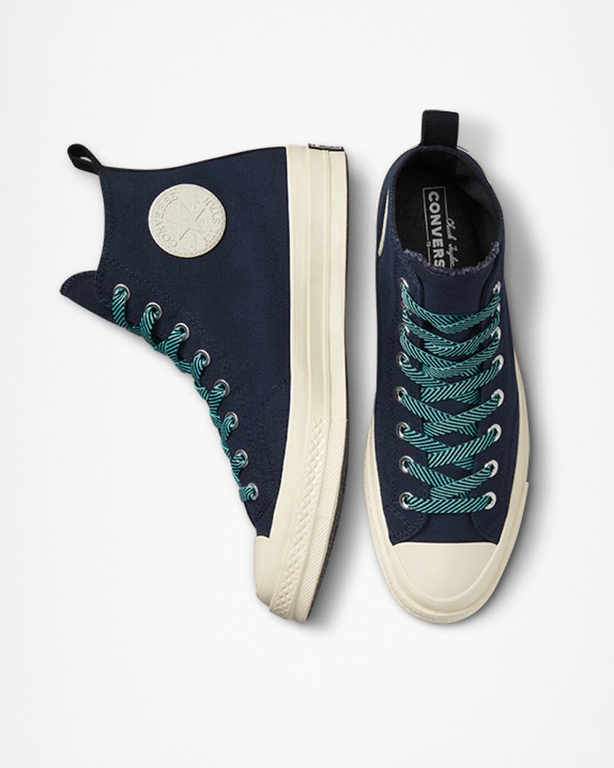 Tenisky Vysoke Converse Chuck 70 Counter Climate GORE-TEX Panske Obsidian Svetlo Tyrkysové | SK GXYPW5